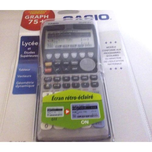 Calculatrice Graphique Casio Graph 75+ VF Neuf