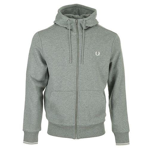 Fred Perry Hooded Zip Through Sweatshirt