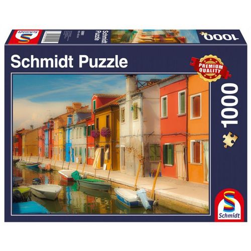 Puzzles Maisons Colorées Sur L'île De Murano, 1000 Pcs