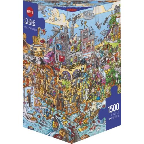 Boite Triangulaire - Hollyworld - Puzzle 1500 Pièces