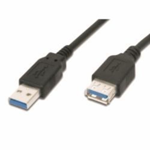 M-CAB - Rallonge de câble USB - USB type A (M) pour USB type A (F) - USB 3.0 - 1.8 m - noir