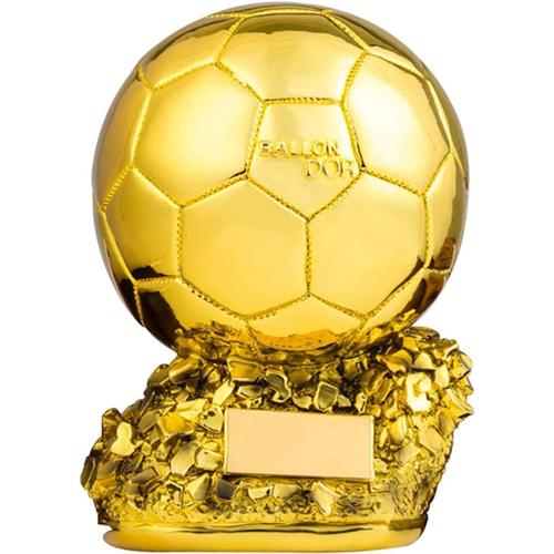 Nouveau Football Ballon d'Or Trophee Champion Trophee Meilleur joueur du  monde MVP Shooter Awards Replique de la Coupe du Monde de la FIFA Resine  Artisanat Souvenir Cadeaux / S