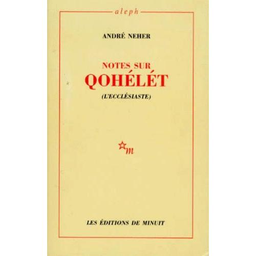 Notes Sur Qohelet - L'ecclésiaste