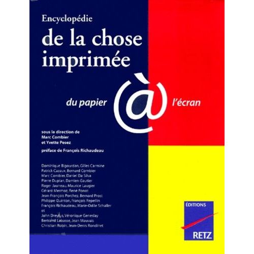 Encyclopedie De La Chose Imprimee