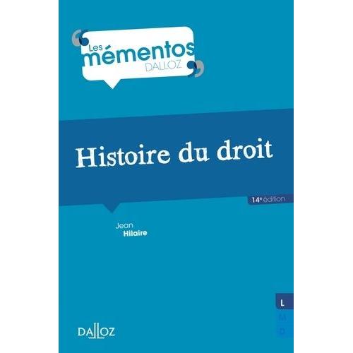 Histoire Du Droit - Introduction Historique Au Droit Et Histoire Des Institutions Publiques