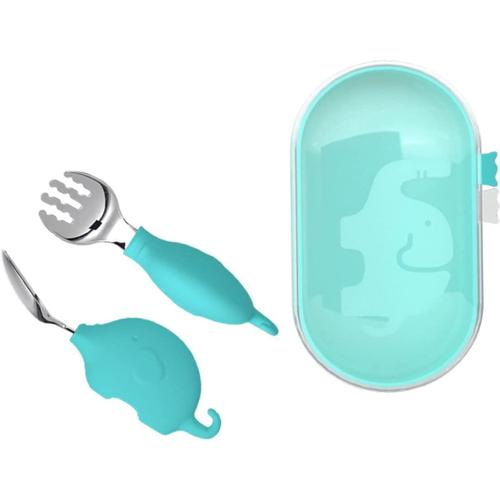 Cuillère et fourchette pratiques pour bébé