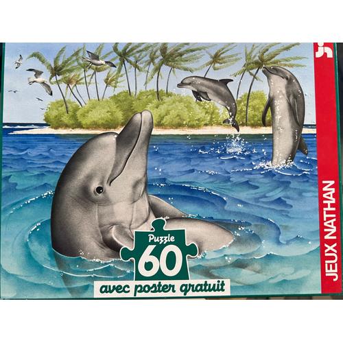 Nathan puzzle 60 p - Les animaux des océans, Puzzle enfant, Puzzle Nathan, Produits