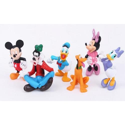 Ysf Lot De 6 Mickey Minnie Donald Duck Poupée Les Modèles De Poupées Belle Décoration Fes101703