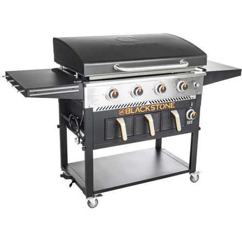 Plancha au gaz avec friteuse à air intégrée Airfryer 4 bruleurs