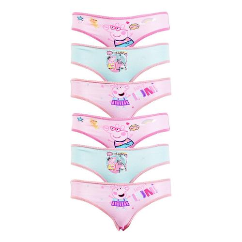 Culottes Enfant Licence Mix En Coton Pack De 6 Culottes Peppa 37599