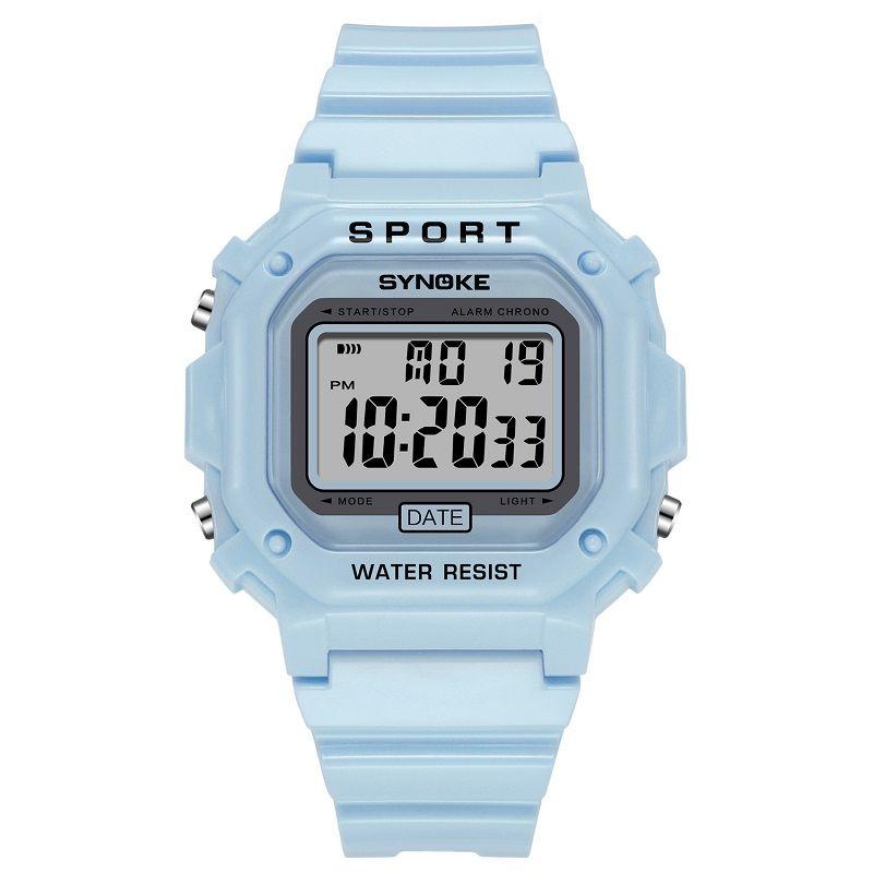 Bleu-Tpu Montre-Bracelet Numrique De Sport En Silicone Pour...