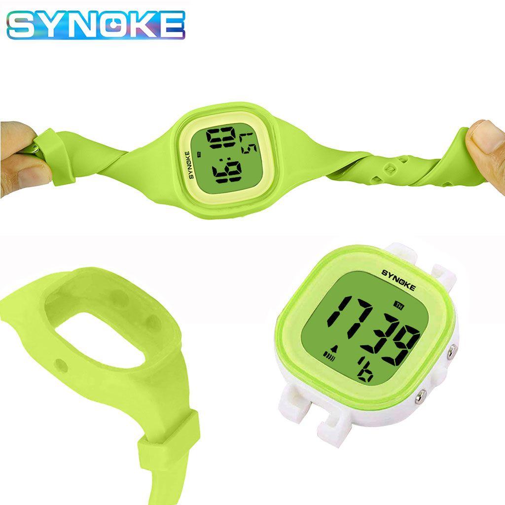 Bleu-Tpu Montre-Bracelet Numrique De Sport En Silicone Pour... - 4