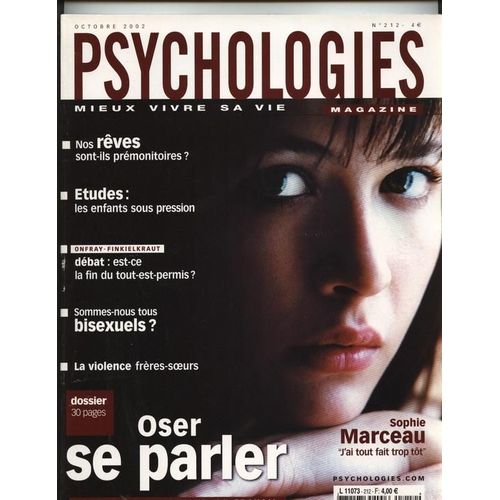 Psychologie Magazine N° 212 : Oser Se Parler.