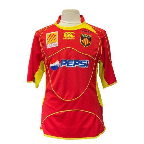 Maillot Rugby Vintage Perpignan 2007-2008 Home