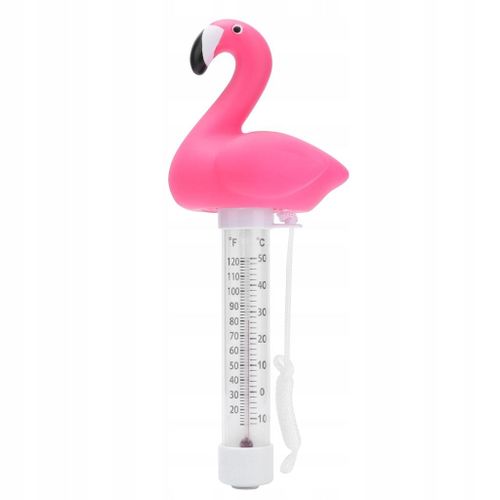 THERMOMETRE DE PISCINE FLOTTANT DANS L'EAU ROSE