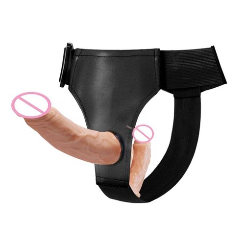 C Pas De Vibration - Harnais À Sangle Ons, Double Godemiché Pour Fille, Plug Anal, Pénis Gay, Femmes Lesbiennes, Masturbateur, 18 +, Jouets Pour Hommes, Produits Érotiques