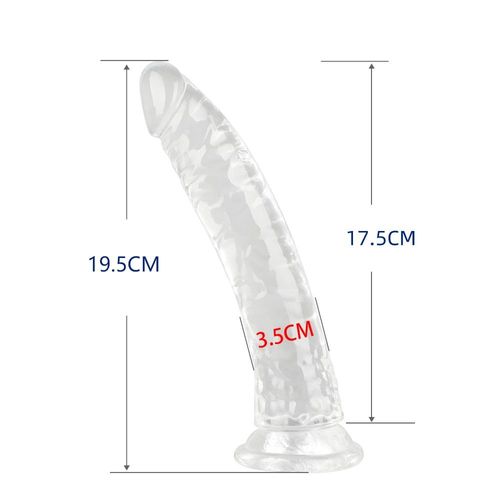 Blanc-M - 3,5 Cm - Godemichet Gode Ceinture Sexeuel Pour Homme Femme Nue Pornographie Gode Énorme Godemiché Translucide Réaliste Avec Ventouse Pour Homme Et Femme, Jouet Sexuel En Gelée, Grand Pénis, Vagin, Fesses, Plug Anal, Sex Shop