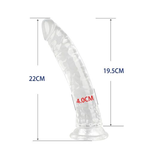 Blanc-L - 3,5 Cm - Godemichet Gode Ceinture Sexeuel Pour Homme Femme Nue Pornographie Gode Énorme Godemiché Translucide Réaliste Avec Ventouse Pour Homme Et Femme, Jouet Sexuel En Gelée, Grand Pénis, Vagin, Fesses, Plug Anal, Sex Shop