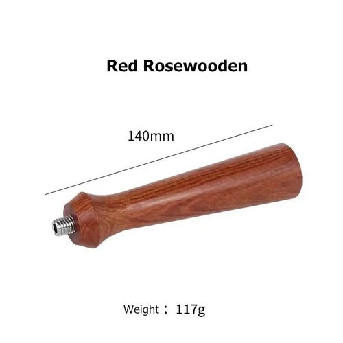 Poignée en bois massif pour porte-filtre,porte-filtre,machine à café expresso,outils,accessoires pour Barista,M10,M12 - Type M10-Red Rose New