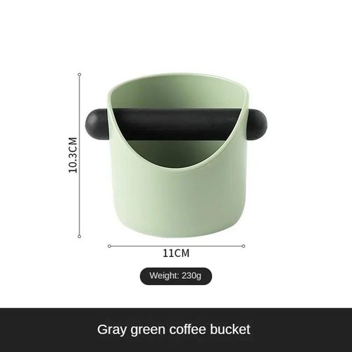 KAWAStenstein YA marc de café E27,machine à café moulu heurtoir E27 marc de café domestique stockage d'ustensiles de café - Type Gray Green