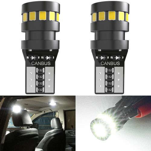 Blanc - Ampoule Led Canbus No Brave, Éclairage Latéral Intérieur De Voiture, Lampe De Plaque De Planificateur, Super Lumineux, Auto, Orange, Rouge, 2x, T10, W5w, 194, 168, 5w5, 12v, Dc