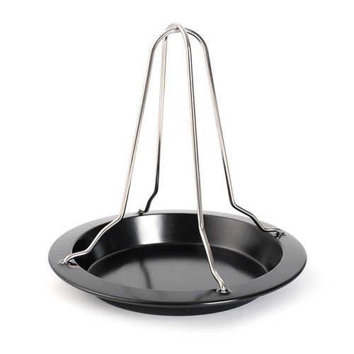 Support pour rôtissoire de poulet, en acier inoxydable, pour bière, Vertical, avec plaque, accessoires de cuisson antiadhésifs