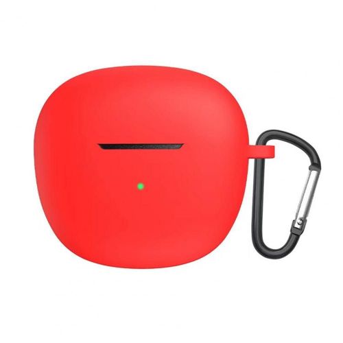 Housse d'écouteurs en Silicone souple, antichoc, compatible avec Bluetooth, oreillettes, manchon de protection avec mousqueton pour QCY-HT03