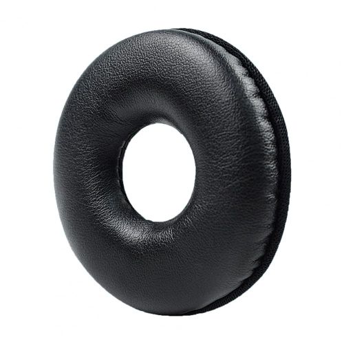 coussinet de Protection pour casque d'écoute, noir, résistant aux déchirures, couleur unie