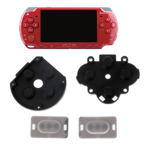Interrupteur à bouton en caoutchouc de silicone, remplacement de coussin conducteur pour Sony PSP 1000 E1PF 1 ensemble