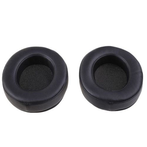 Coussinets d'oreille en cuir souple, 1 paire, noir, mousse, pour skullcandy, Hesh 2.0, oreillettes, E1PF