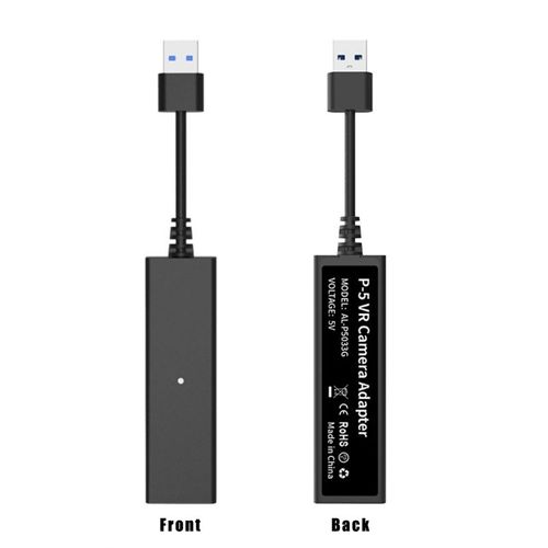 Adaptateur De Mini Caméra Avec Connecteur Vr, Usb 3.0 Ps Vr À Câble Ps5, Compatible Avec Console De Jeu Ps5 Ps4 E1pf