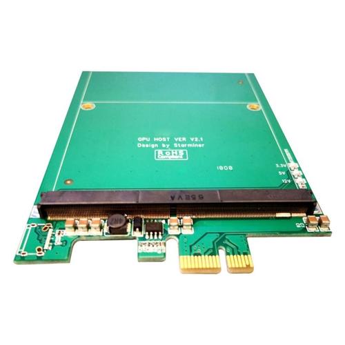 Carte PCI Express 1X vers MXM 3.0, adaptateur pour carte graphique E1PF, 75W avec LED