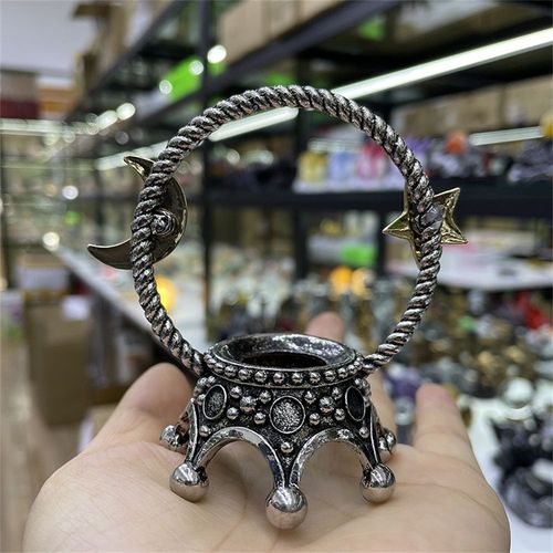 Support De Boule De Cristal En Métal, Couronne D'étoile Et De Lune, Sphère Magique, Présentoir, Ornements De Bureau, Accessoires De Photographie