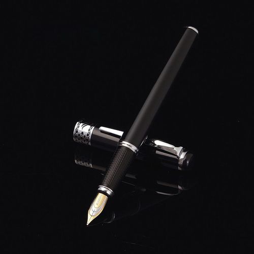 Stylo À Plume En Métal Pour Étudiant, Simple, Business, Logo Personnalisé Gratuit, Cadeau Publicitaire, Papeterie Scolaire Et De Bureau, Vente En Gros