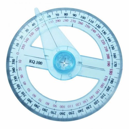 Rapporteur D'angle, Grande Règle De Rapporteur Avec Pointeur À 360 Degrés, Échelle Claire, Rapporteur De Cercle Complet, Économie De Travail