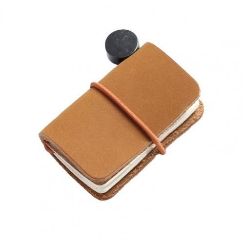 Mini Carnet De Notes, Couverture Unique En Cuir De Vache, À Assembler Gratuitement, Calendrier