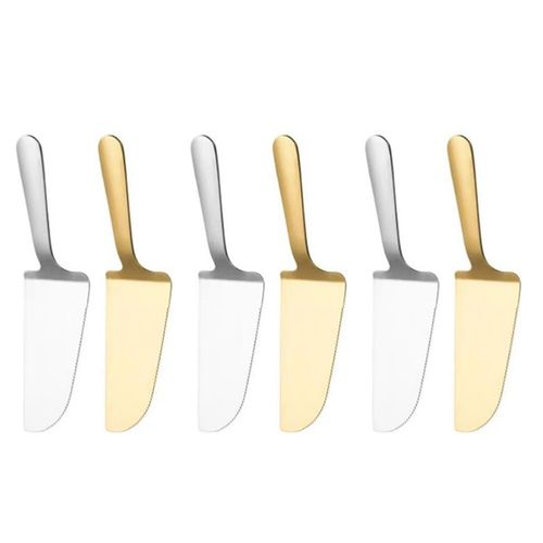Pelle À Gâteau, Pizza, Gâteau Au Beurre, Fromage, Crème Glacée, Coupe-Dessert, Aliments, Outils De Cuisson Haut De Gamme 6 Pièces