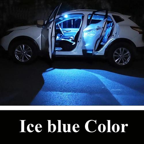 Glace Bleue - Tolède (13-19) 9pc - Kit D'ampoules Led Intérieures Pour Seat Valentine, 1m, 1p, 5f, Ibiza 6l, 6j, 6p, Ateca Arona Exbones, St Alata I 1870, Alhambra Cordoba Canbus