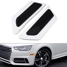 Réflecteur De Pare-Chocs Avant De Voiture, Feu De Position Latéral, Audi A4, B9, 2017, 2018, 2019, 8w0945071, 8w0945072, Noir, 1 Paire