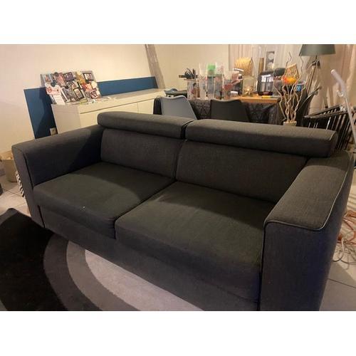 Vends Canapé Gris Largeur 89 Cm Et Longueur 1m90. Bonne Affaire, Cause Départ