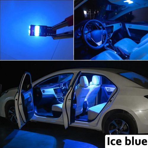 Glace Bleue - E13 (2021-2022) 9 Pièces - Zuorbiomanbus-Kit D'éclairage Intérieur Led Pour Nissan, Ampoules De Voiture, Pas Courageux, Nissan Note