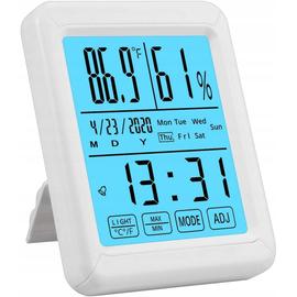 Digital LCD Thermomètre Hygromètre Intérieur Extérieur-Température Humidité  Mètre Min-Max Valeur avec Fonction d'Alarme et 1.5[72] - Cdiscount Jardin
