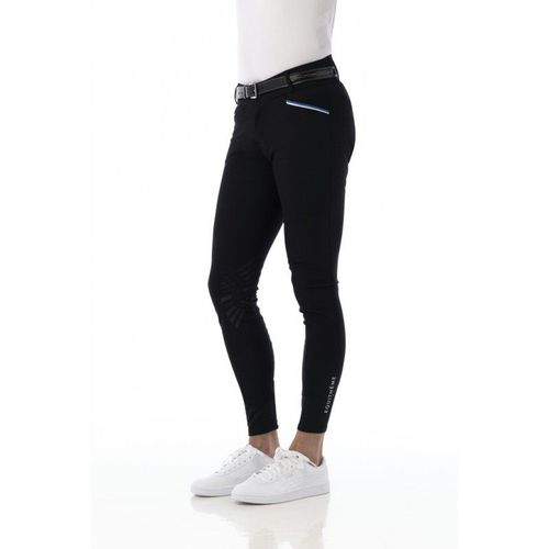 Pantalon D'équitation Equithème "Lars", Homme - Couleur : Noir, Taille : 48