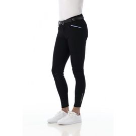 Pantalon D'équitation Equithème "Lars", Homme - Couleur : Noir, Taille : 48