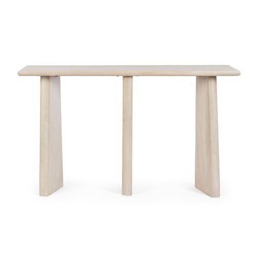 Console En Bois De Manguier L130 Beige