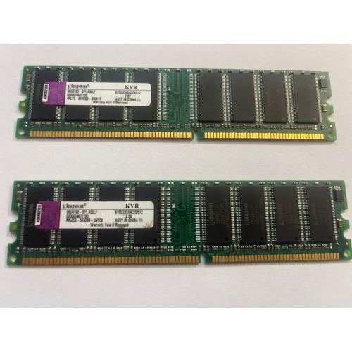 Kingston 512MB x2 DDR