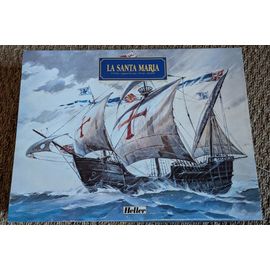 Maquette Du Navire La Santa Maria (Marque Heller / Éch. 1/75e)        Code Barres : 3 279510 710212-Heller