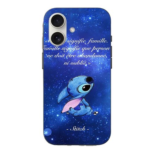 Coque Iphone 16 Stitch Disney Stitch Mignon Ohana Means Family