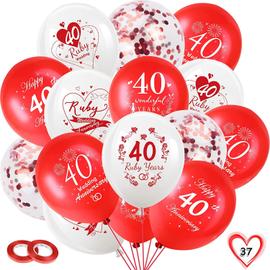 8 Ballons Anniversaire 40 ans - Decoration Anniversaire 40 ans pas cher