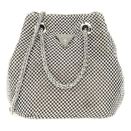 GUESS Sac de soirée argent pour femme - Zalina Mini Pouch 280304